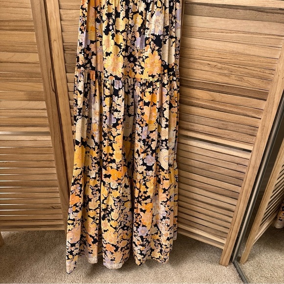 Free People Park Slope Floral Maxi Dress size M - Picture 4 of 8